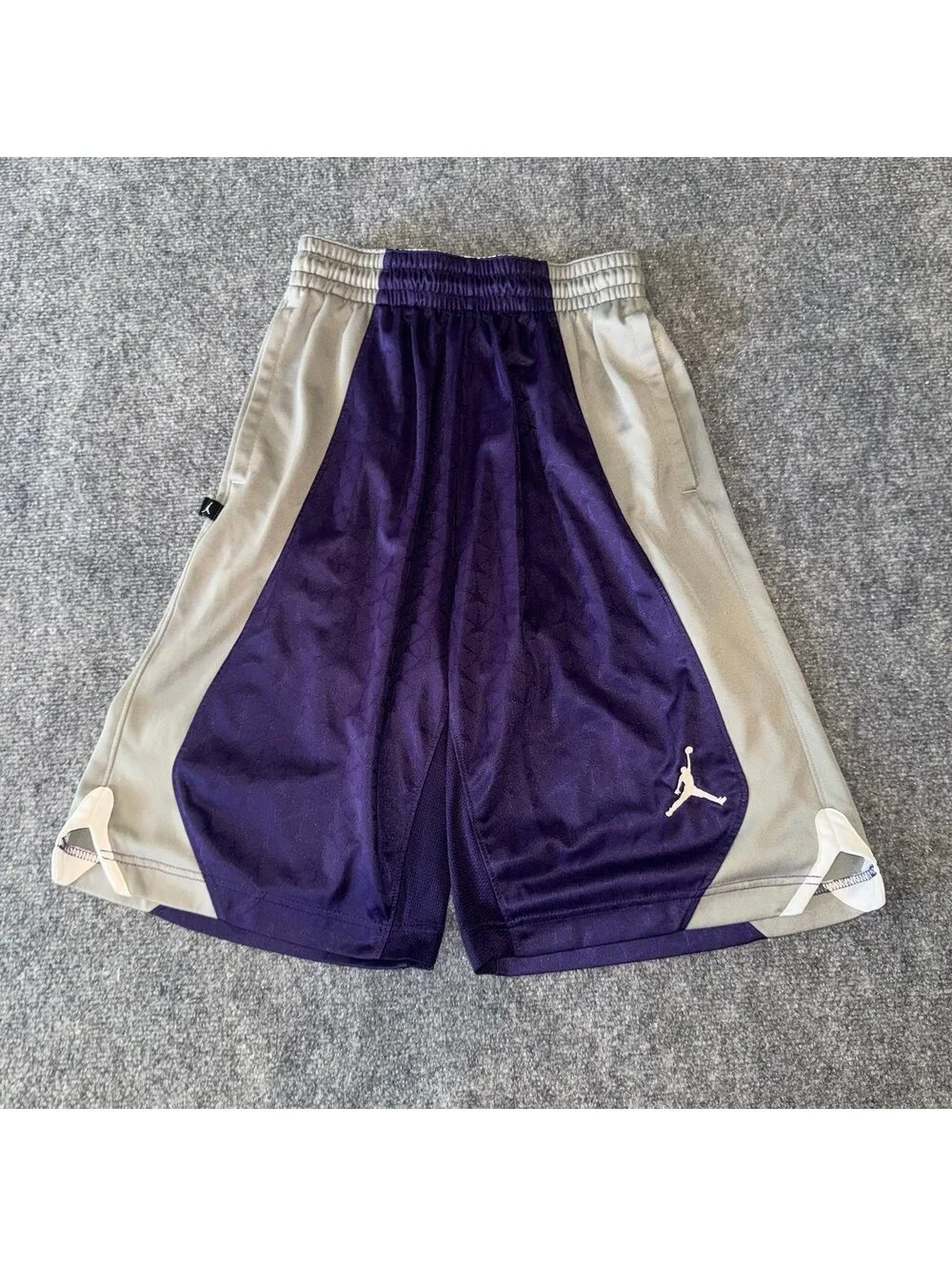 Nike Air Jordan Grail Purple Baggy Hoop Shorts Mens MD Vtg y2k 90s Rare